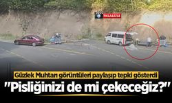 Güzlek Muhtarı görüntüleri paylaşıp tepki gösterdi: "Pisliğinizi de mi çekeceğiz?"