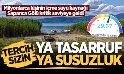Sakarya’nın alternatifsiz içmesuyu kaynağı Sapanca Gölü kritik seviyeye geldi: Ya tasarruf, ya susuzluk!