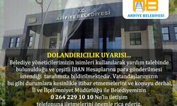 Arifiye Belediyesinden dolandırıcılık uyarısı