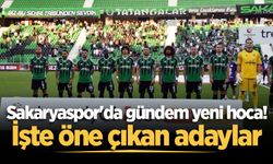 Sakaryaspor'da gündem yeni hoca! İşte öne çıkan adaylar