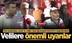 Oda başkanları, esnaf ve veliler okul alışverişini HALK54'e değerlendirdi