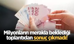 Hakem Kurulu'nun memur zammıyla ilgili ilk toplantısından karar çıkmadı