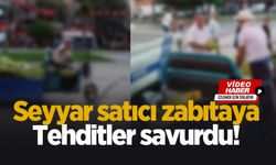 Zabıtanın seyyar satıcı ile zorlu sınavı!