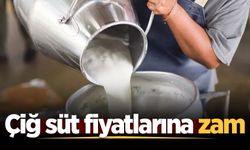 Çiğ süt fiyatlarına zam