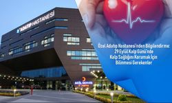 Özel Adatıp Hastanesi’nden bilgilendirme: 29 Eylül Kalp Günü’nde kalp sağlığını korumak için bilinmesi gerekenler