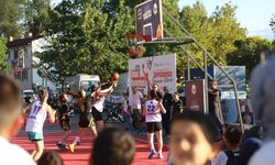 Sokakta basketbol şöleni