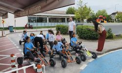 Serdivan Trafik Park minik ziyaretçilerini ağırladı