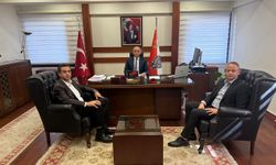 Başkan Akın'dan Emniyet Genel Müdür Yardımcılığına atanan Fatih Kaya'ya ziyaret