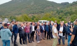 Sakarya-Bolu sınırında taş ocağı eylemi