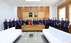Başkan Alemdar, İtfaiye teşkilatıyla buluştu