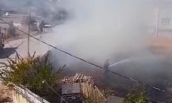 Otluk alanda korkutan yangın