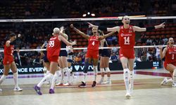 A Milli Kadın Voleybol Takımı final için sahada