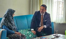AK Parti MKYK Üyesi Makas'dan şehit kaymakamın anesine ziyaret