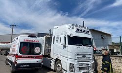 Kocaeli'de kamyonun damperi elektrik tellerine çarptı: Sürücü ağır yaralandı