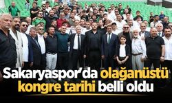 Sakaryaspor'da olağanüstü kongre tarihi belli oldu