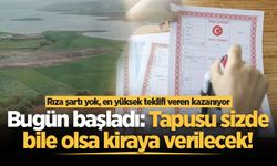 Ekilmeyen araziler 'rıza şartı' olmaksızın kiraya verilecek! Düzenleme yürürlüğe girdi
