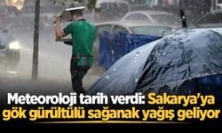 Meteoroloji tarih verdi: Sakarya'ya gök gürültülü sağanak yağış geliyor