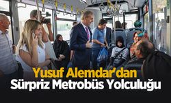 Başkan Alemdar, metrobüse bindi; Vatandaşın nabzını tuttu