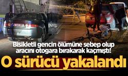 Bisikletli gencin ölümüne sebep olup aracını otogara bırakarak kaçmıştı! O sürücü yakalandı