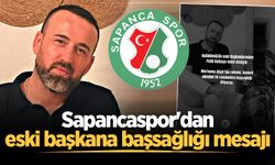 Sapancaspor'dan eski başkan Fatih Balkaya için başsağlığı