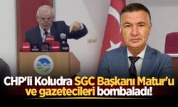 CHP'li Koludra SGC Başkanı Matur'u ve gazetecileri bombaladı!