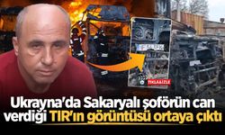 Ukrayna'da Sakaryalı şoförün can verdiği TIR'ın görüntüsü ortaya çıktı