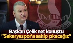 Başkan Çelik net konuştu: "Sakaryaspor'a sahip çıkacağız"