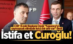 CHP Sakarya İl eski Başkanı Çiçek “Sapanca’yı saymazsak elimizde koca bir sıfır var” dedi