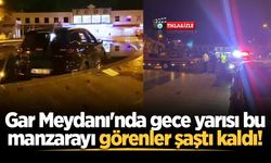 Aracıyla süs havuzuna girdi: Alkollü sürücü navigasyonu suçladı