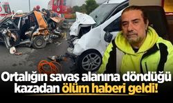 Ortalığın savaş alanına döndüğü kazadan ölüm haberi geldi!