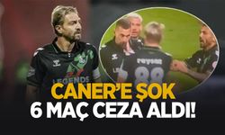 Takım arkadaşına tokat atmıştı; Caner'e 6 maç ceza