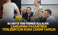 Çarşamba Pazarı'nda kura çekimi tamam; Bu hafta yeni yerinde açılıyor!