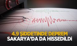4,9 büyüklüğünde deprem; Sakarya'da da hissedildi