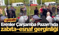 Erenler Çarşamba Pazarı'nda zabıta–esnaf gerginliği: 1 gözaltı