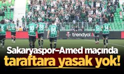 Sakaryaspor–Amed maçında taraftara yasak yok!