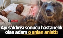 Hendek'te ayı saldırısına uğrayan adam konuştu
