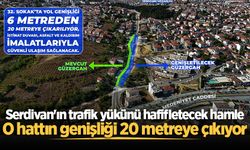 Serdivan'ın trafik yükünü hafifletecek hamle: O hattın genişliği 20 metreye çıkıyor
