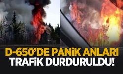D-650’de korkutan yangın