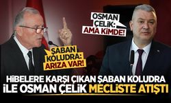 Hibelere karşı çıkan Şaban Koludra ile Osman Çelik mecliste atıştı