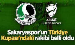 Sakaryaspor'un Türkiye Kupası 3. tur rakibi belli oldu