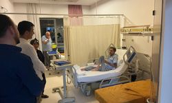 Başkandan hastalara moral ziyareti