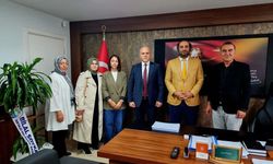 Şehit Üsteğmen Selçuk Esedoğlu Anadolu Lisesi’nden Müdür Başer’e ziyaret