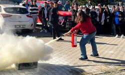 Ferizli MYO’da yangın tatbikatı yapıldı