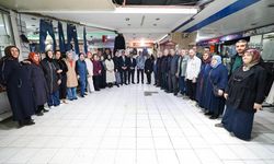 Başkan Alemdar ve Başkan Işıksu'dan Katlı Pazar esnafına ziyaret