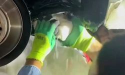 Bolu’da aracın dingillerine gizlenmiş 7 kilo uyuşturucu ele geçirildi