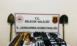 Bilecik’te kaçak kazı operasyonunda 5 kişi suçüstü yakalandı