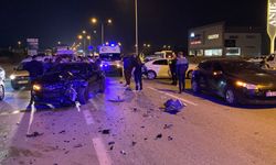 5 araç birbirine girdi