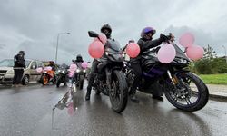 Motorları farkındalık için çalıştı: Meme kanserine karşı gaz açtılar