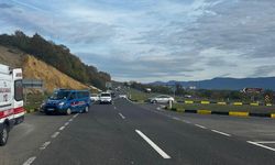 Bolu D-100'de iki araç çarpıştı: 5 yaralı
