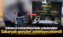 Sakaryalı gençleri zehirleyeceklerdi! Kilolarca metamfetaminle yakalandılar